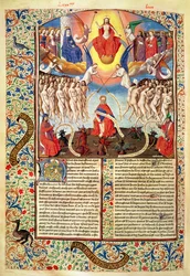 Ms 246 fol.371v Il Giudizio Universale, da De Civitate Dei di Sant