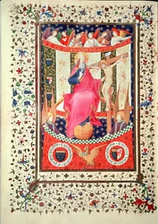 La Trinità, dalle Ore di Boucicaut, c.1410