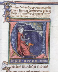Ms 3469 Illustrazione dalla Fisica di Aristotele (384-322 a.C.)