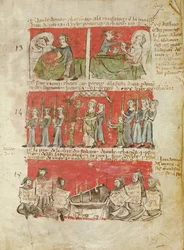 Scene della vita degli studenti del Collegio di Hubant o dell