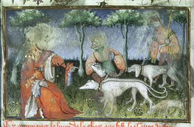 Caccia, da Livre de la Chasse di Gaston de Foix
