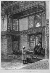 Casa del Mufti, Qaa, da LEgypte di Georg Moritz Ebers (1837-98), 1881