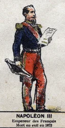 Napoleone III (1808-1873), imperatore dei francesi. In 