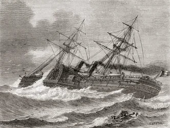 Napoleone III, da Les Merveilles de la Science, pub.1870