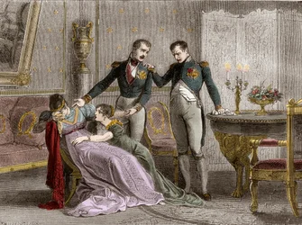 Napoleone annuncia a Giuseppina il giorno previsto per la firma dei documenti di divorzio