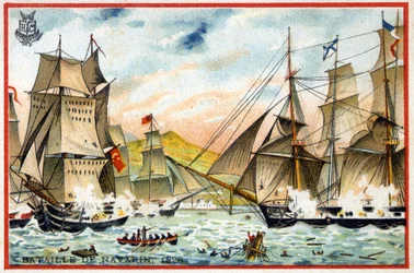 Battaglia di Navarino della Triplice Alleanza contro la flotta turco-egiziana il 28 ottobre