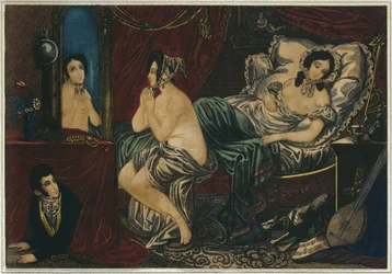 Notte, ora di andare a letto, inizio XIX secolo
