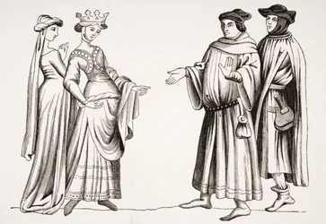 Nobile dama e damigella d