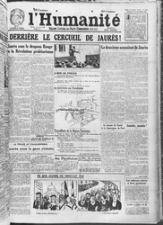 Organizzazione del trasferimento di Jean Jaurès al Pantheon, Parigi, da L