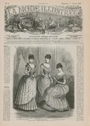 Pagina da La Mode Illustrée, 1885