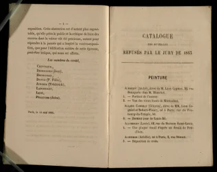 Capitolo della pittura, dal Salon des Refusés, 1863