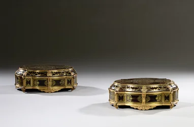 Coppia di cofanetti Luigi XIV, c.1700-15