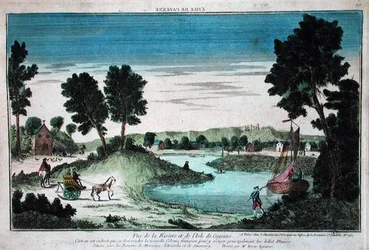 Veduta panoramica del fiume e dell
