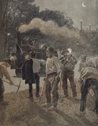 Parigi, lavoro notturno, fine XIX secolo