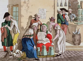 Venditore di latte parigino e fornitore di notizie, c.1815
