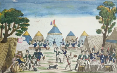 Festa data ai Granatieri russi dai Granatieri della Grande Armée, 30 giugno 1807