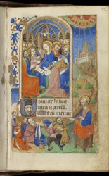 Pentecoste e scena di predicazione, Libro d
