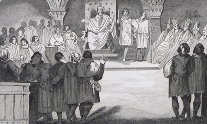 Filippo IV il Bello riunisce gli Stati Generali nel Louvre, da 