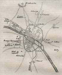 Piano di Parigi sotto Filippo Augusto