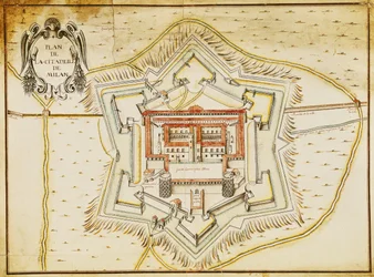 Piano della cittadella di Milano