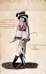 Ritratto a figura intera di François Athanase de Charette de la Contrie (1763-1796), leader realista della Vandea - Museo Dobrée, Nantes
