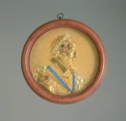 Medaglione ritratto di Re Enrico IV, inizio XVII secolo
