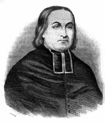 Ritratto di Abate Théodore Combalot (1798-1873), ecclesiastico francese, fondatore della Congregazione delle "Religiose dell