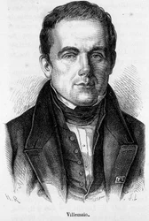 Ritratto di Abel Francois Villemain, professore e politico francese (1790 - 1867)