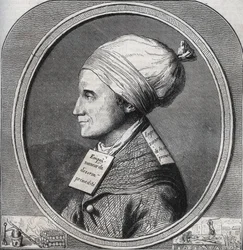 Ritratto di Antoine-François Desrues (1744-1777) avvelenatore francese - Incisione in 