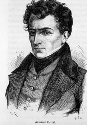 Ritratto di Armand Carrel, giornalista e scrittore politico francese (1800-1836)