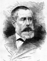 Ritratto di Auguste Emmanuel Vaucorbeil (1821-1884), compositore francese e direttore dell