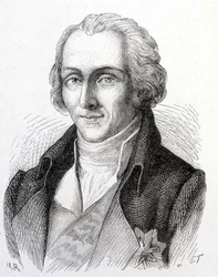 Ritratto di Benjamin de Rumford, fisico americano (1753 - 1814) - in "Album della Scienza; illustri scienziati; Grandi scoperte" 1896