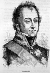 Ritratto di Bourmont, Conte di Ghaisnes, Maresciallo di Francia (1773-1846) - in "L