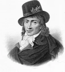 Ritratto di Camille Desmoulins, pubblicista e politico francese - in "Rivoluzione francese" di Thiers, XIX secolo
