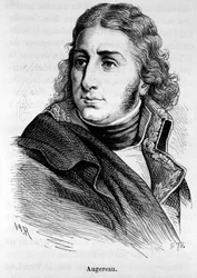Ritratto di Charles Pierre Francois Augereau, generale francese (1757-1816) - in "L