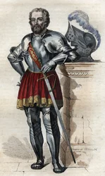 Ritratto di Cavaliere di Bayard, soldato francese