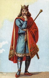 Ritratto di Childerico II, Re dei Franchi dal 670 al 673