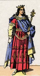 Ritratto di Clodoveo III, re dei Franchi dal 691 al 695