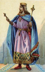 Ritratto di Clodoveo, re dei Franchi dal 481 al 511