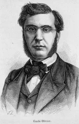 Ritratto di Emile Ollivier, politico francese (1825 -1913) - in "L