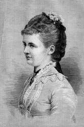 Ritratto di Emma di Waldeck Pyrmont (1858-1934), Regina d