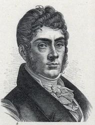 Ritratto di Étienne Nicolas Méhul (1763-1817) compositore francese. Incisione del 1889. Collezione privata