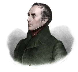 Ritratto di François Guizot (1787-1874), storico e statista francese. in "LIBRE DES SPEAKERS" di Louis de Cormenin Timon. 1842. Collezione privata