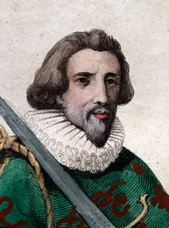 Ritratto di François de Bonne, duca di Lesdiguières (1543-1626), soldato e Conestabile di Francia