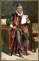 Ritratto di François de Malherbe (1555-1628). Cromolitografia del XIX secolo