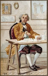 Ritratto di Germain Soufflot (1713-1780), architetto francese