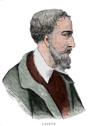 Ritratto di Gerolamo Cardano (Girolamo Cardano, Hieronymus Cardanus o Jerome Cardan)