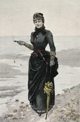 Ritratto di Gyp (Sibylle Gabrielle Marie Antoinette Riquetti de Mirabeau, Contessa di Martel de Janville) (1849-1932), scrittrice francese