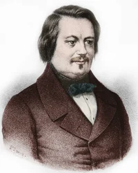Ritratto di Honoré de Balzac (1799-1850), romanziere francese