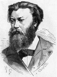 Ritratto di Jablochkoff - in "Album della Scienza; illustri scienziati; Grandi scoperte" 1896